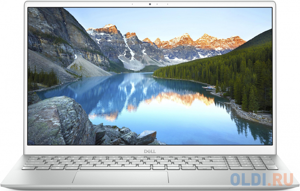 Ноутбук Dell Inspiron 5502 Core i7 1165G7 8Gb SSD512Gb NVIDIA GeForce MX330 2Gb 15.6" FHD (1920x1080) Linux silver WiFi BT Cam 5502-0325 - фото 1