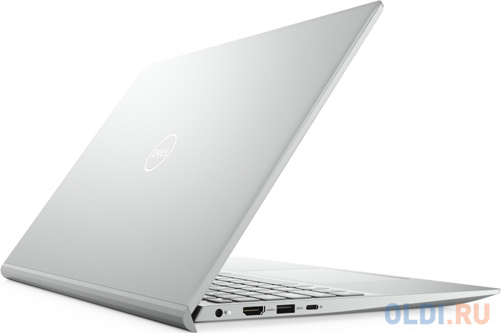 Ноутбук Dell Inspiron 5502 Core i7 1165G7 8Gb SSD512Gb NVIDIA GeForce MX330 2Gb 15.6" FHD (1920x1080) Linux silver WiFi BT Cam 5502-0325 - фото 5