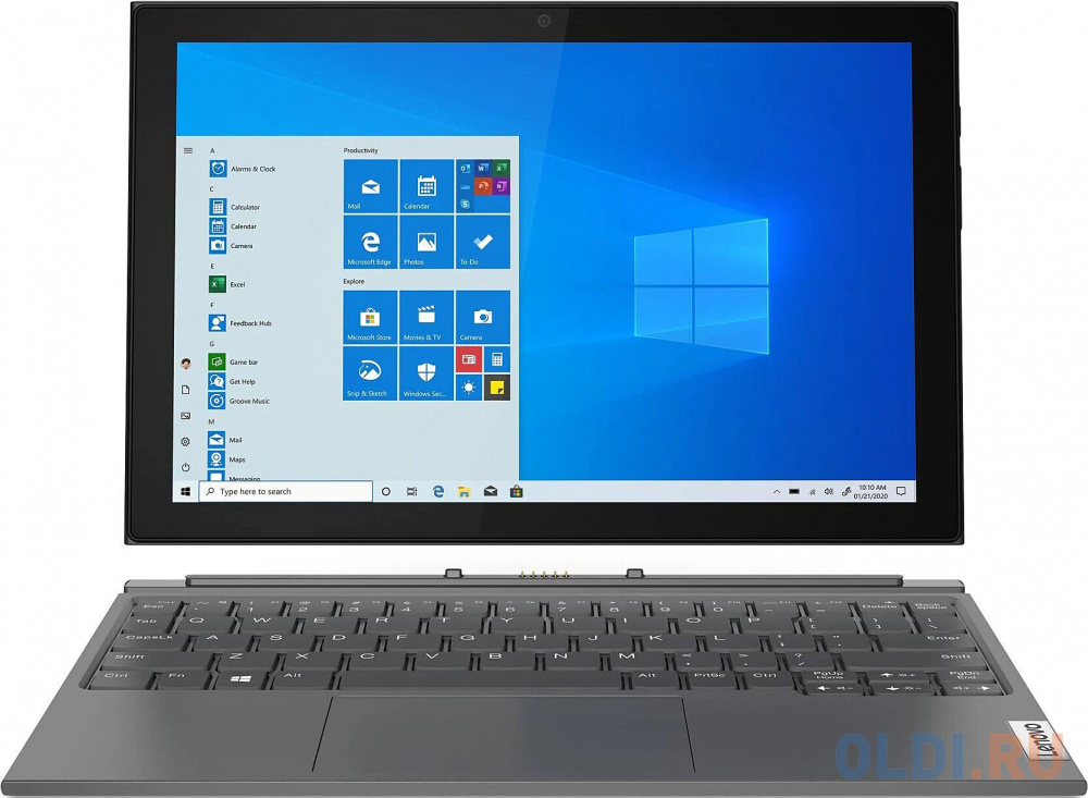 Ноутбук Lenovo IP Duet 3 10IGL5 10.3" FHD Touch, Intel Celeron N4020, 4Gb, 128Gb SSD, no ODD, Win11 Pro, серый (82AT00HH, размер 4 Гб, цвет grey IdeaPad Duet 3 10IGL5 - фото 2