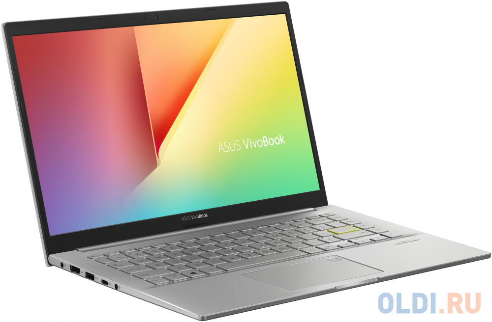 Ноутбук Asus VivoBook K413JA-EB325 Core i5 1035G1 8Gb SSD512Gb Intel UHD Graphics 14" IPS FHD (1920x1080) noOS silver WiFi BT Cam 90NB0RCB-M08080 - фото 3