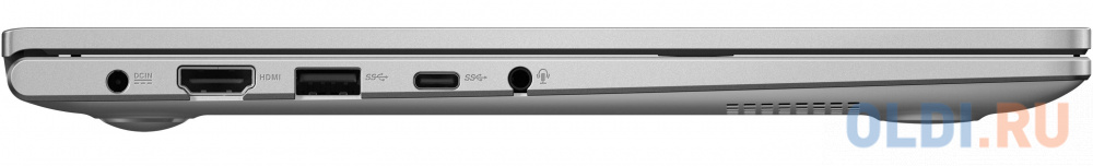 Ноутбук Asus VivoBook K413JA-EB325 Core i5 1035G1 8Gb SSD512Gb Intel UHD Graphics 14" IPS FHD (1920x1080) noOS silver WiFi BT Cam 90NB0RCB-M08080 - фото 8