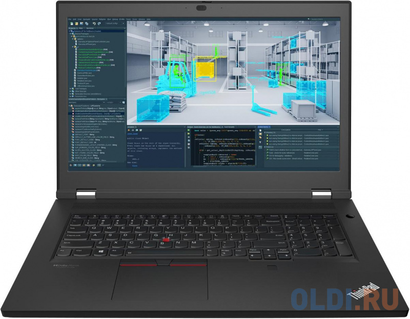 

Ноутбук Lenovo ThinkPad P17 Gen 2 Core i9 11950H 32Gb SSD1Tb NVIDIA RTX A4000 MAX-P 8Gb 17.3" IPS UHD (3840x2160) Windows 10 Professional 64 black Cam
