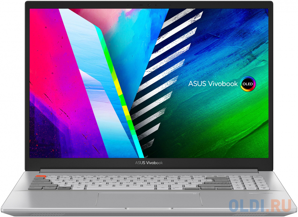 Ноутбук ASUS N7600PC Intel i5 11300H/16Gb/512Gb SSD/16.0" 4K OLED Glossy/NVIDIA GeForce RTX 3050 Laptop GPU 4Gb GDDR6/Wi-Fi/Win11 Cool Silver 90NB0UI3-M004R0 - фото 1