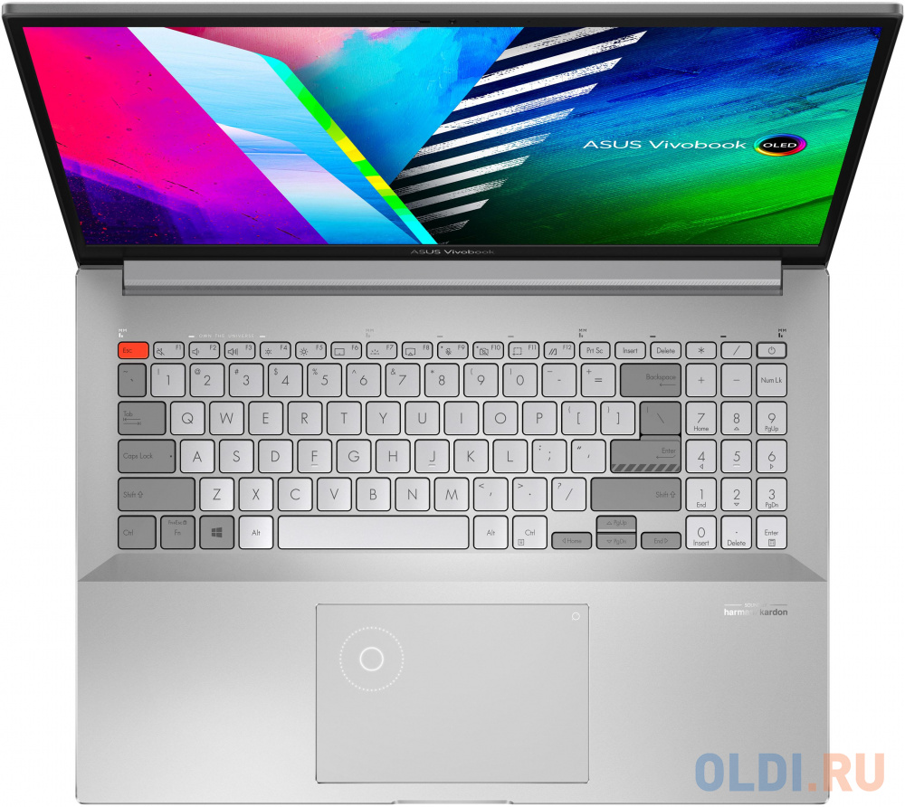 Ноутбук ASUS N7600PC Intel i5 11300H/16Gb/512Gb SSD/16.0" 4K OLED Glossy/NVIDIA GeForce RTX 3050 Laptop GPU 4Gb GDDR6/Wi-Fi/Win11 Cool Silver 90NB0UI3-M004R0 - фото 6