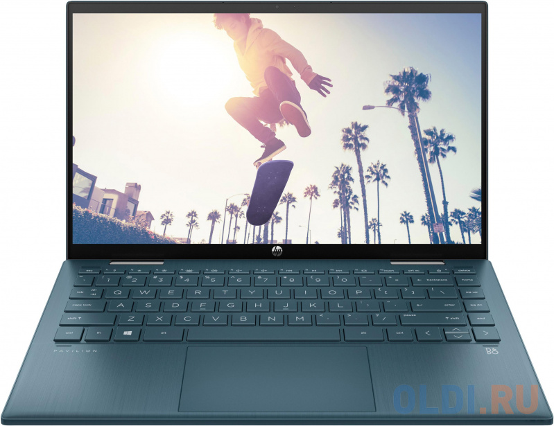 

Ноутбук HP Pavilion x360 14-dy0006ur 3B3Q7EA 14", Синий