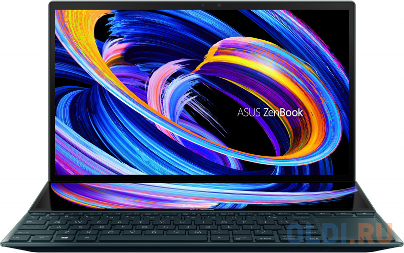 

ASUS Zenbook Duo 14 UX482EA-HY221R Intel Core i7-1165G7/32GB LPDDR4X/1TB SSD/14,0" Touch FHD IPS 1920X1080/ScreenPad+ (12.65" 1920 x 515)/Windows 10 Pro/1.6Kg/Celestial Blue/Stylus,Stand,Sleeve