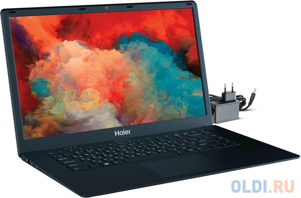 Ноутбук Haier U1520HD Celeron N4020 4Gb 1Tb eMMC64Gb Intel HD Graphics 600 15.6" IPS FHD (1920x1080) Free DOS black WiFi BT Cam 5000mAh - фото 2
