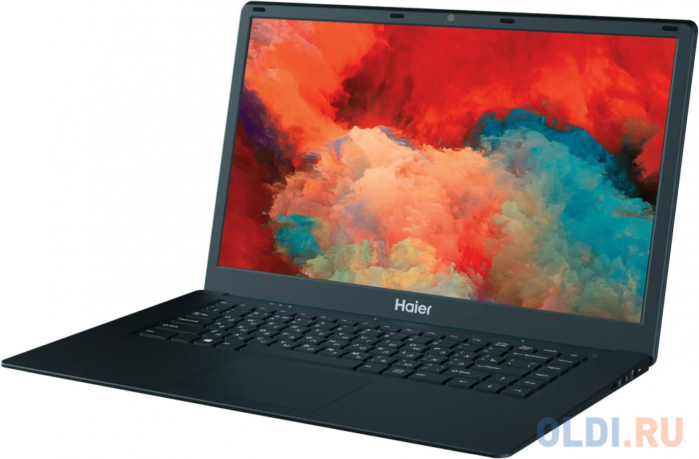 Ноутбук Haier U1520HD Celeron N4020 4Gb 1Tb eMMC64Gb Intel HD Graphics 600 15.6" IPS FHD (1920x1080) Free DOS black WiFi BT Cam 5000mAh - фото 3