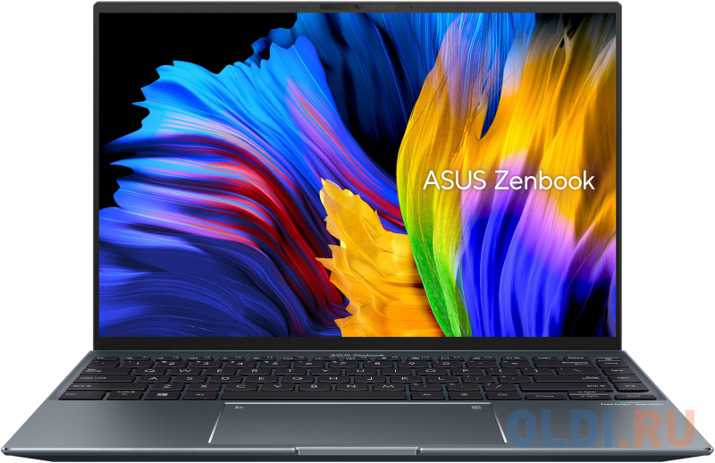 ASUS UX5401EA-KU124W Touch +Bag+Stylus+cable 14"(3840x2400 OLED 16:10)/Touch/Intel Core i7 1165G7(2.8Ghz)/16384Mb/1024PCISSDGb/noDVD/Int:Intel Iris Xe Graphics/Cam/BT/WiFi/war 1y/1.4kg/Pine Grey/W11 + Support NumberPad; FingerPrint 90NB0UQ1-M04970 - фото 1