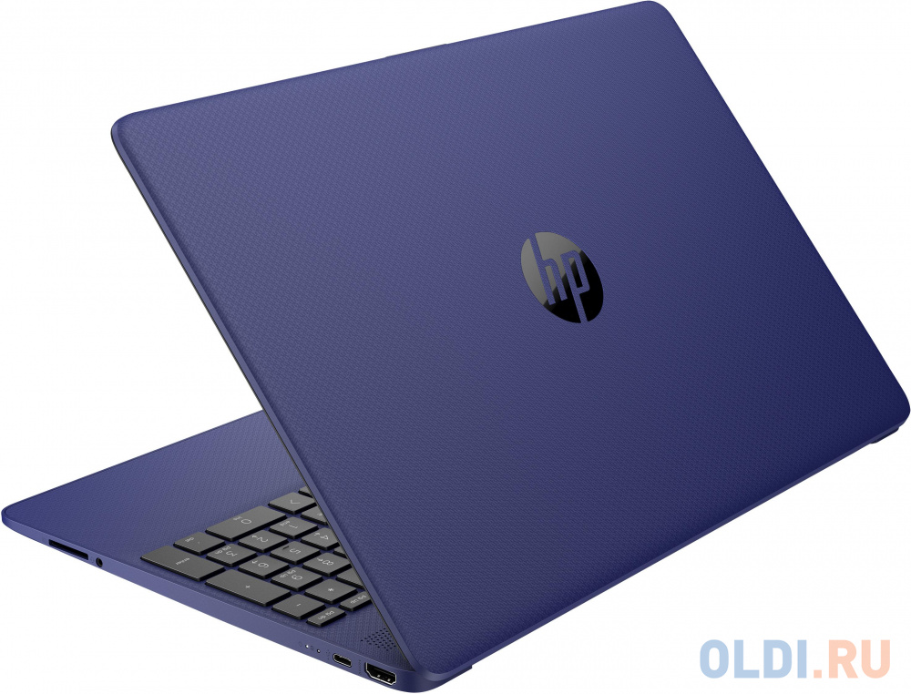 Ноутбук HP 15s-fq0071ur <3B3P2EA> Celeron N4020 (1.1)/4Gb/128G SSD/15.6''FHD AG slim/Int:Intel UHD/Win10 Indigo Blue - фото 4