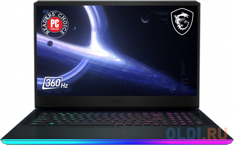 

Ноутбук MSI GE76 12UGS-439RU AlderLake i9-12900HK/32GB DDR5/2TB SSD/noODD/17.3" QHD, 240Hz DCI-P3/RTX3070Ti, GDDR6 8GB/WiFi+BT/Win/Titanium Blue