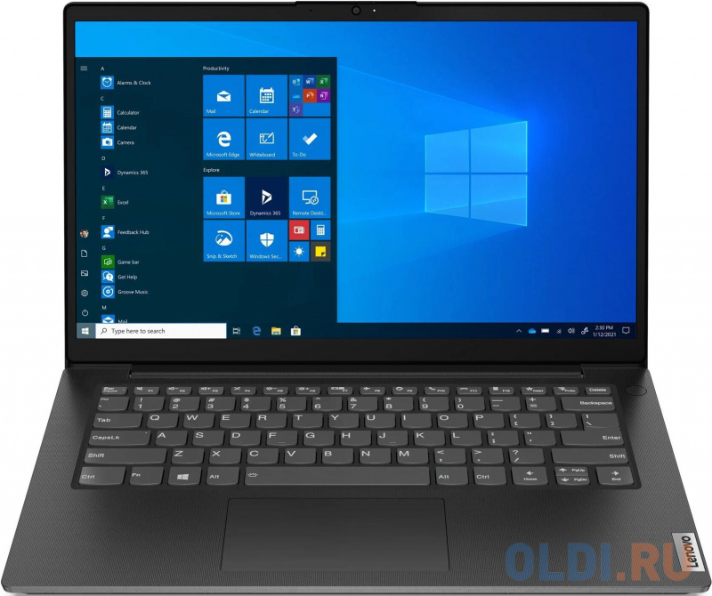 

Ноутбук Lenovo V14 GEN2 ITL Core i3 1115G4 8Gb SSD256Gb Intel UHD Graphics 14" TN FHD (1920x1080) Windows 11 Professional black WiFi BT Cam