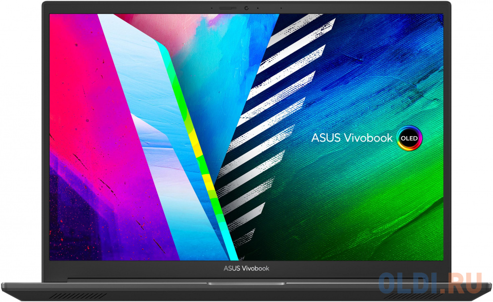 Ноутбук Asus Vivobook Pro 16X OLED M7600QC-L2083W Ryzen 7 5800H 16Gb SSD512Gb NVIDIA GeForce RTX 3050 4Gb 16" OLED 4K (3840x2400) Windows 11 Home black WiFi BT Cam 90NB0V81-M001L0 - фото 2