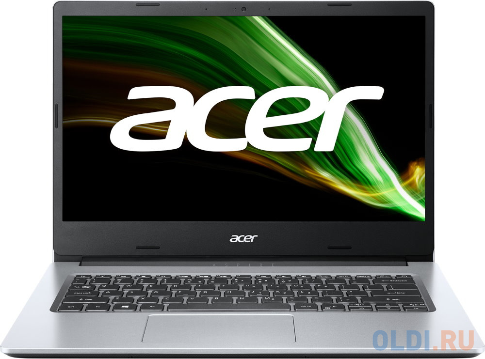 Ноутбук Acer Aspire 1 A114-33-P9R1 NX.A7VER.00U 14", размер 328 x 236 x 19.9 мм, цвет серебристый N6000 - фото 1