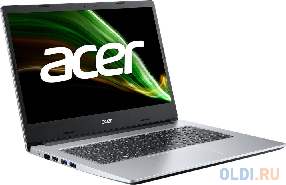 Ноутбук Acer Aspire 1 A114-33-P9R1 NX.A7VER.00U 14", размер 328 x 236 x 19.9 мм, цвет серебристый N6000 - фото 2