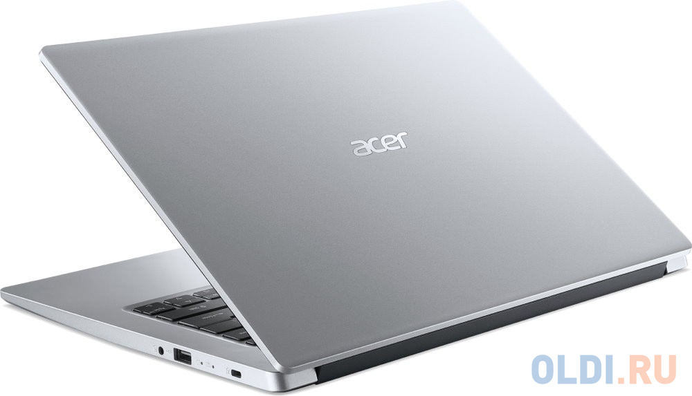 Ноутбук Acer Aspire 1 A114-33-P9R1 NX.A7VER.00U 14", размер 328 x 236 x 19.9 мм, цвет серебристый N6000 - фото 5