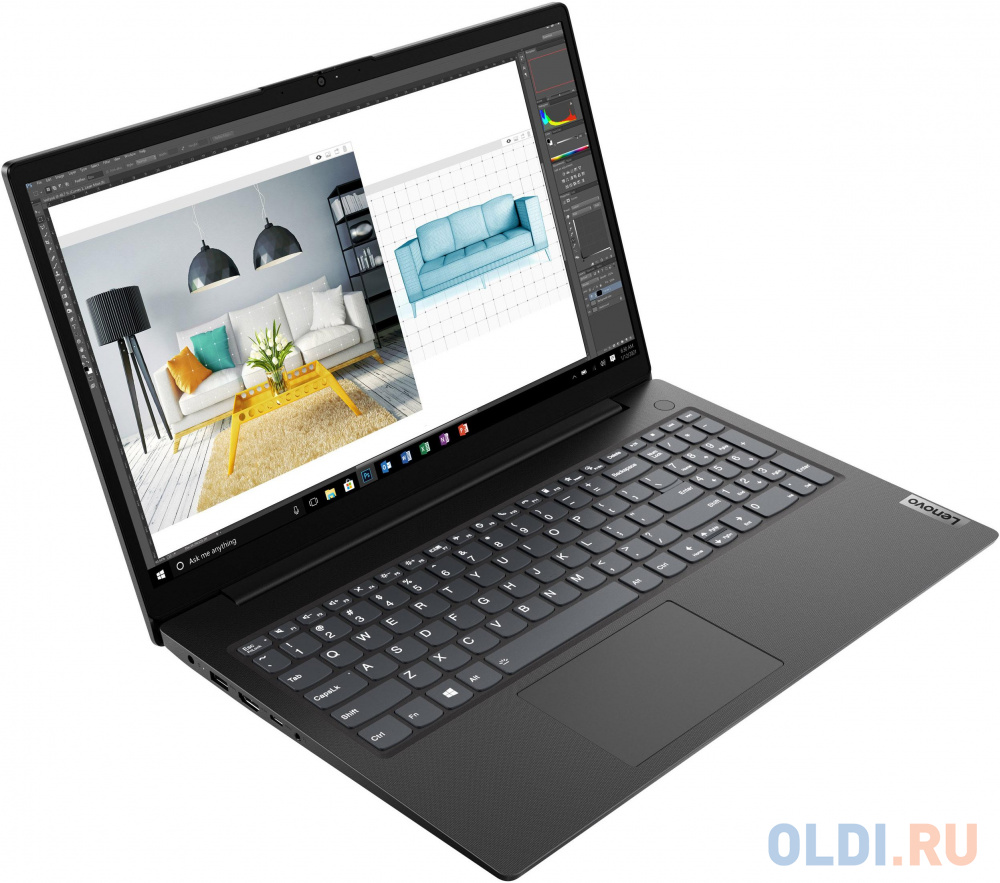 Ноутбук Lenovo V15 G2 ITL 15.6" FHD, Intel Core i5-1135G7, 8Gb, 256Gb SSD, noDVD, Win11 Pro, grey (82KB00N2RU) фото