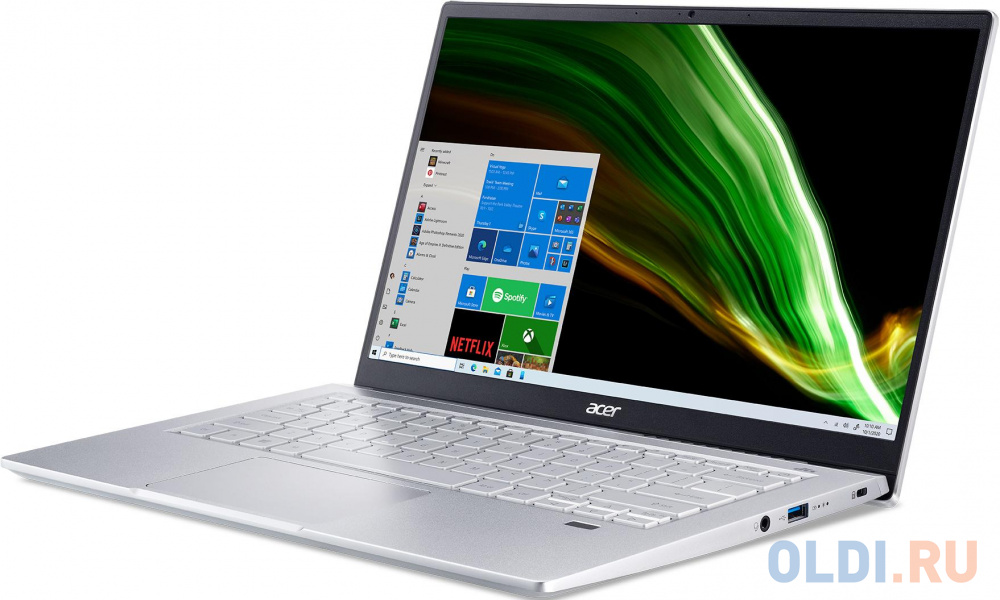 Ноутбук Acer Swift 3 SF314-511 Core i3 1115G4/8Gb/SSD256Gb/14 /IPS/FHD/Win10/silver (NX.ABLER.001) (536956) - фото 4