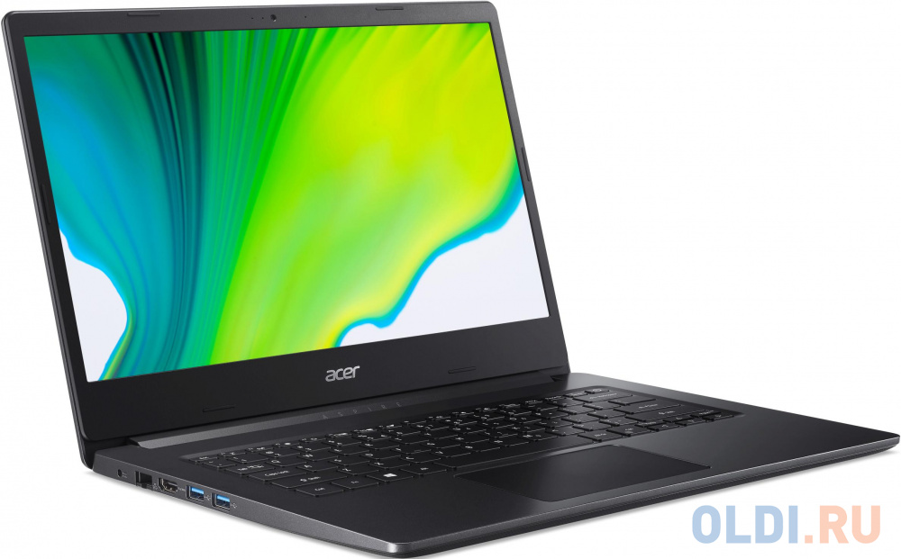 Ноутбук Acer Aspire 1 A114-21-R845 Athlon Silver 3050U/4Gb/eMMC64Gb/AMD Radeon/14"/FHD (1920x1080)/Windows 10/black/WiFi/BT/Cam NX.A7QER.00C - фото 2
