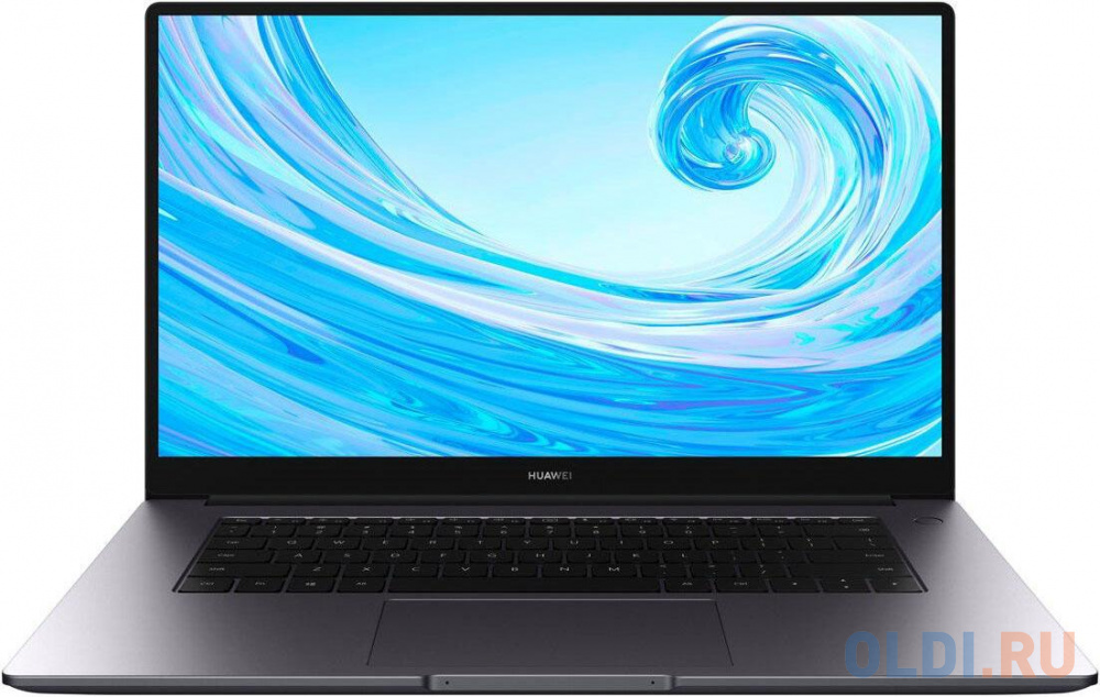 Ноутбук Huawei MateBook D 15 Core i5 1135G7 8Gb SSD512Gb Intel Iris Xe graphics 15.6" IPS FHD (1920x1080) Windows 11 Home grey WiFi BT Cam 53012TLT - фото 1