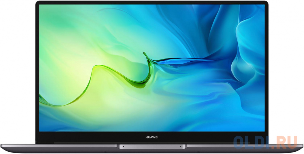 Ноутбук Huawei MateBook D 15 Core i5 1135G7 8Gb SSD512Gb Intel Iris Xe graphics 15.6" IPS FHD (1920x1080) Windows 11 Home grey WiFi BT Cam 53012TLT - фото 2