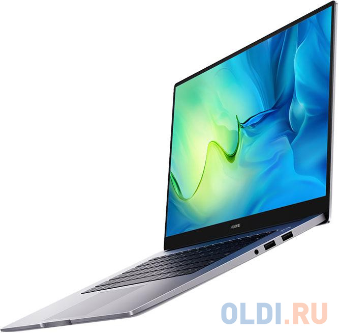 Ноутбук Huawei MateBook D 15 Core i5 1135G7 8Gb SSD512Gb Intel Iris Xe graphics 15.6" IPS FHD (1920x1080) Windows 11 Home grey WiFi BT Cam 53012TLT - фото 3