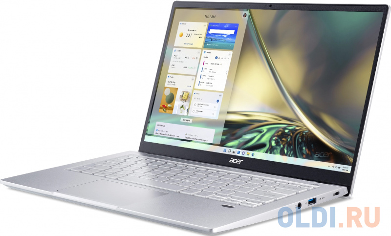 Ультрабук Acer Swift 3 SF314-43-R63K Ryzen 5 5500U/8Gb/SSD256Gb/14&quot;/IPS/FHD/noOS/silver (NX.AB1ER.00N) (867227) фото