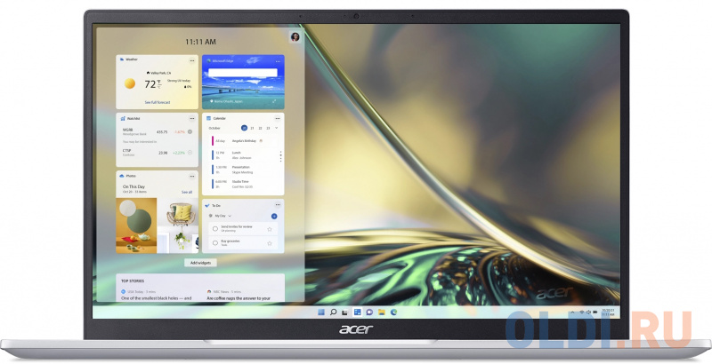 Ультрабук Acer Swift 3 SF314-43-R63K Ryzen 5 5500U/8Gb/SSD256Gb/14&quot;/IPS/FHD/noOS/silver (NX.AB1ER.00N) (867227) фото