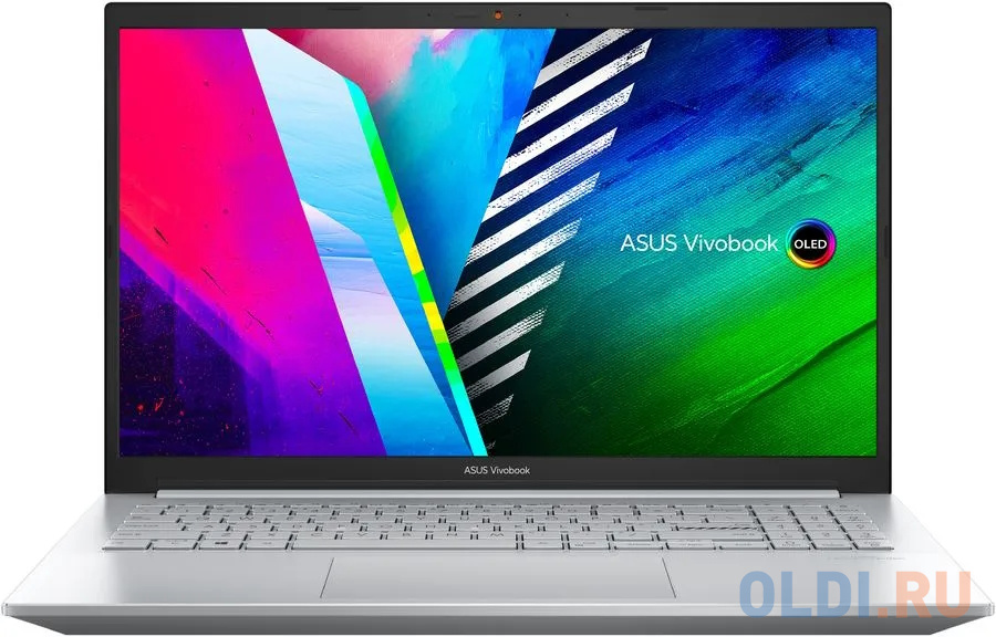 Ноутбук/ ASUS M3500QA-L1067 15.6"(1920x1080 OLED)/AMD Ryzen5 5600H(3.3Ghz)/8192Mb/256PCISSDGb/noDVD/Int:AMD Radeon/Cam/BT/WiFi/1.65kg/Cool Silver