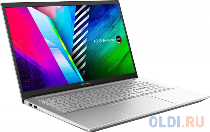 Ноутбук/ ASUS M3500QA-L1067 15.6"(1920x1080 OLED)/AMD Ryzen5 5600H(3.3Ghz)/8192Mb/256PCISSDGb/noDVD/Int:AMD Radeon/Cam/BT/WiFi/1.65kg/Cool Silver фото