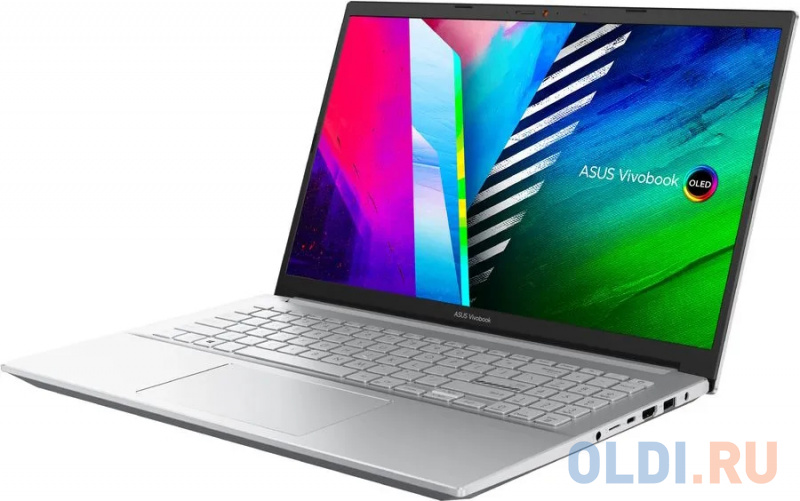 Ноутбук/ ASUS M3500QA-L1067 15.6"(1920x1080 OLED)/AMD Ryzen5 5600H(3.3Ghz)/8192Mb/256PCISSDGb/noDVD/Int:AMD Radeon/Cam/BT/WiFi/1.65kg/Cool Silver фото