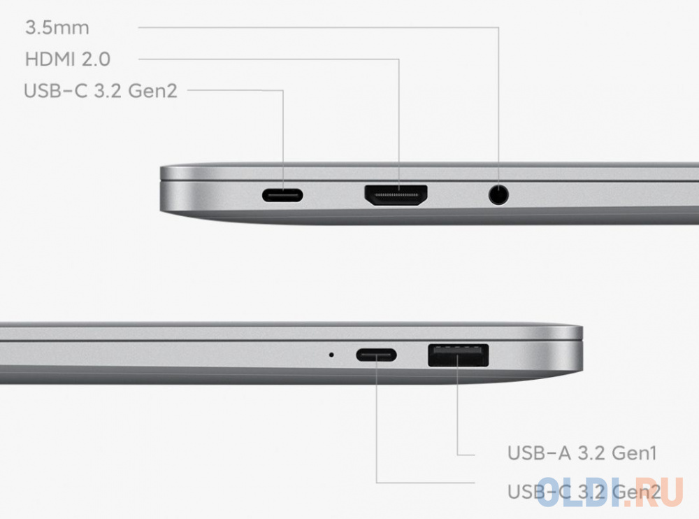 Ноутбук Xiaomi RedmiBook Pro 14 RMA2203-AG 14", размер 31.6 x 22 x 1.6 см, цвет серый 6600H - фото 4