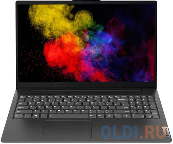 Ноутбук Lenovo V15-ALC Ryzen 3 5300U 4Gb 1Tb AMD Radeon 15.6" TN FHD (1920x1080) Free DOS black WiFi BT Cam 82KD0031RU - фото 1