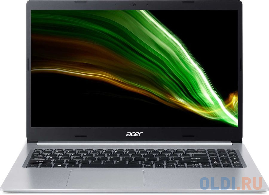 Ноутбук 15.6'' FHD Acer Aspire A515-45-R5MD silver (AMD Ryzen 5 5500U/8Gb/512Gb SSD/noDVD/VGA int/no OS) (NX.A84EP.00B) (английская клавиату