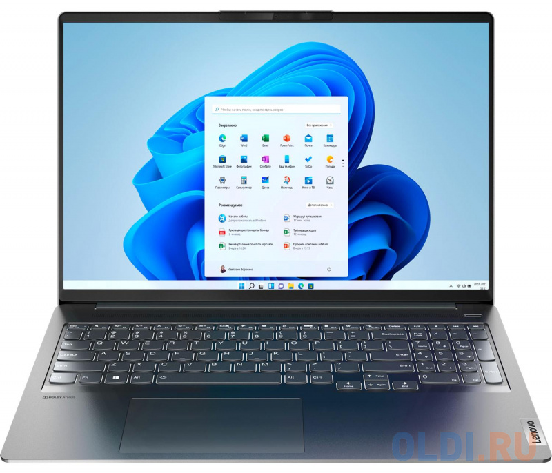 

Ноутбук/ Lenovo IdeaPad 5 Pro 16ACH6 16"(2560x1600)/AMD Ryzen 7 5800H(3.2Ghz)/16384Mb/512SSDGb/noDVD/Int:AMD Radeon/Cam/BT/WiFi/75WHr/war 1y/1.9k