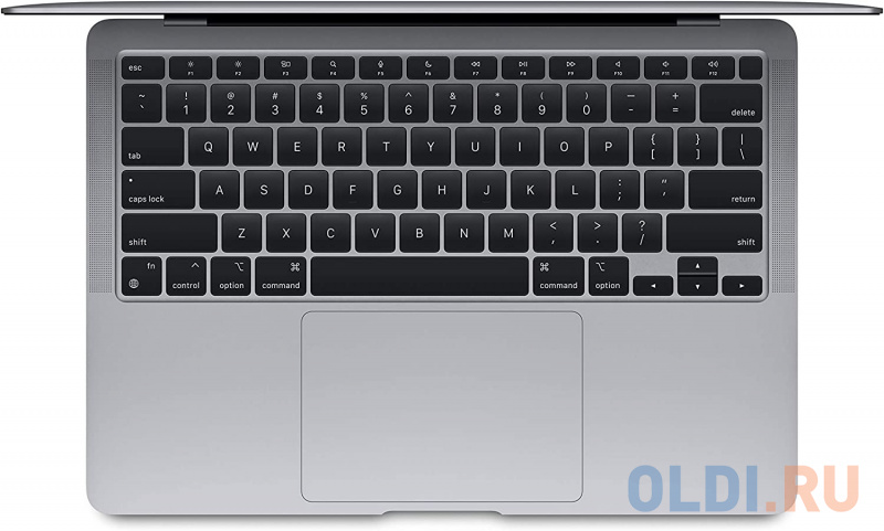 Ноутбук Apple MacBook Air A2337 M1 8 core 8Gb SSD256Gb/7 core GPU 13.3" IPS (2560x1600) Mac OS grey space WiFi BT Cam (MGN63ZP/A) фото