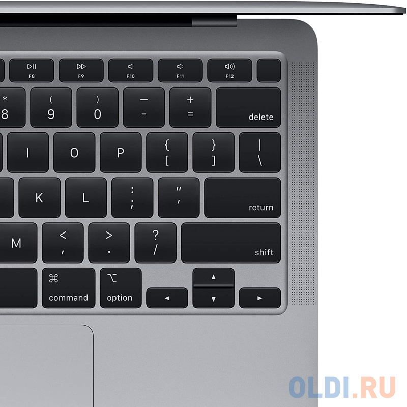 Ноутбук Apple MacBook Air A2337 M1 8 core 8Gb SSD256Gb/7 core GPU 13.3" IPS (2560x1600) Mac OS grey space WiFi BT Cam (MGN63ZP/A) фото