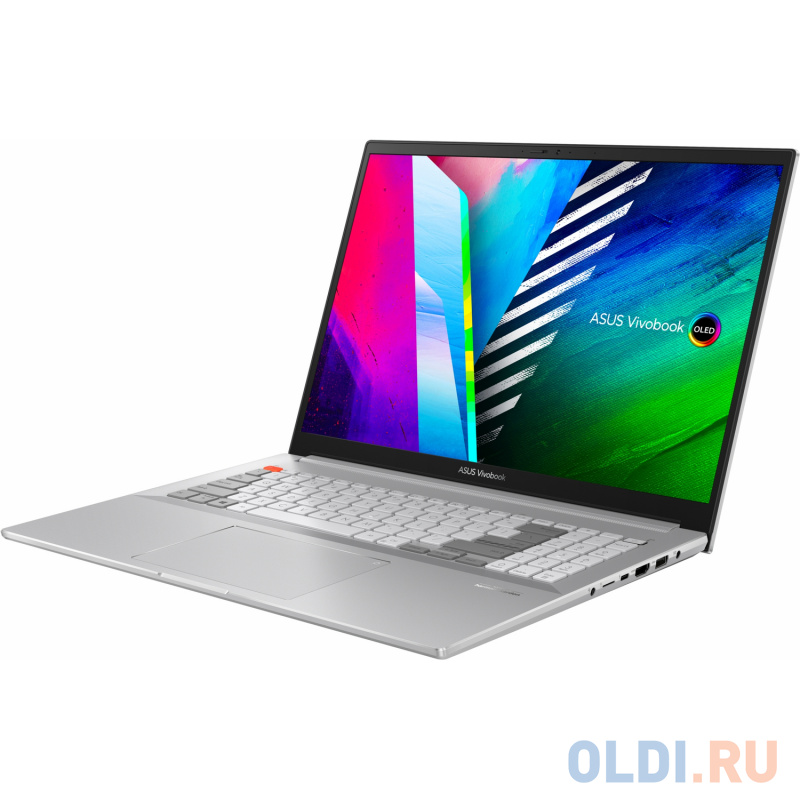 Ноутбук/ ASUS N7600PC-L2087W 16"(3840x2400 OLED 16:10)/Intel Core i7 11370H(3.3Ghz)/16384Mb/512PCISSDGb/noDVD/Ext:nVidia GeForce RTX3050(4096Mb)/ 90NB0UI3-M03030 - фото 2