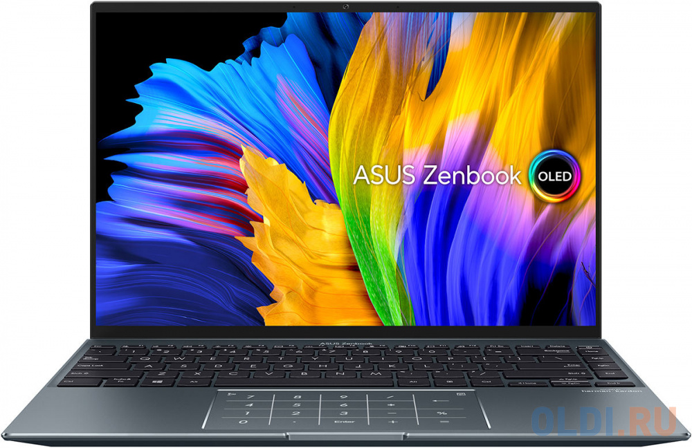Ноутбук ASUS Zenbook 14X UX5401EA-L7111 Core i5 1135G7/16Gb/SSD512Gb/14"/OLED/2.8k/90hz/noOS/grey (9 UX5401E Core i5 1135G7/16Gb/SSD512Gb/14&