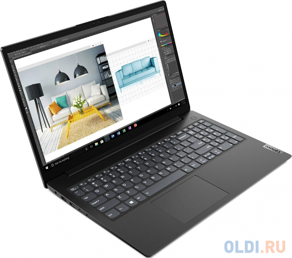 Ноутбук Lenovo V15 G2 ITL 82KB000ERU 15.6", размер 4 Гб, цвет черный 1115G4 - фото 2