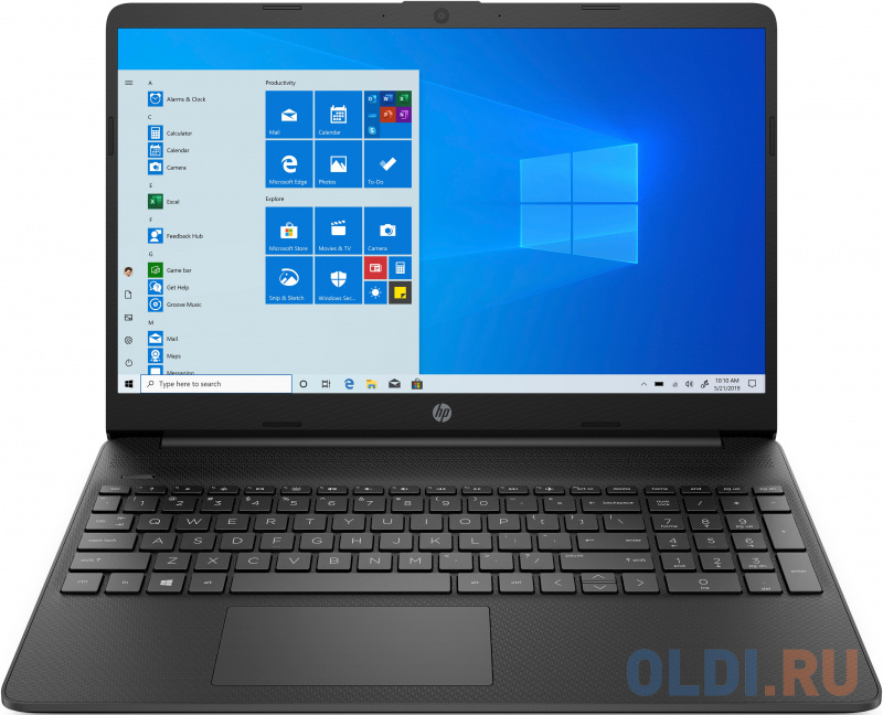 

Ноутбук HP 15s-fq2000ur 488H8EA 15.6", Черный