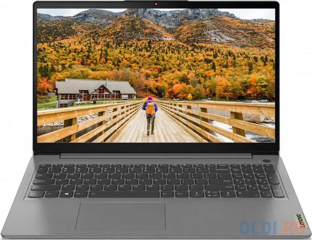 Ноутбук Lenovo IdeaPad 3 15ALC6 Ryzen 7 5700U 16Gb SSD512Gb AMD Radeon 15.6" IPS FHD (1920x1080) noOS grey WiFi BT Cam 82KU01W4RK - фото 1