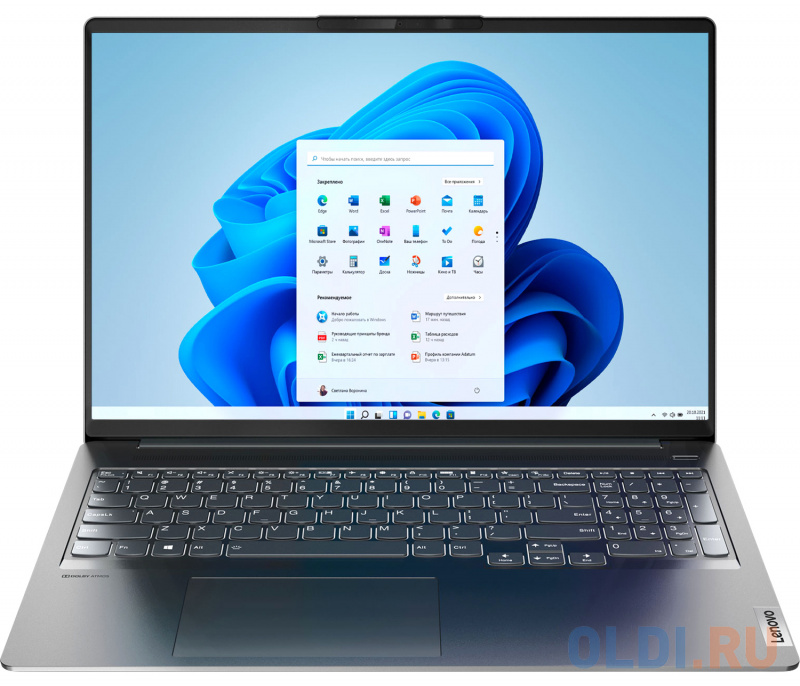 

Ноутбук Lenovo IdeaPad 5 Pro 16ACH6 16" 2560x1600 AMD Ryzen 5-5600H SSD 512 Gb 16Gb WiFi (802.11 b/g/n/ac/ax) Bluetooth 5.1 nVidia GeForce GTX 16, Серый