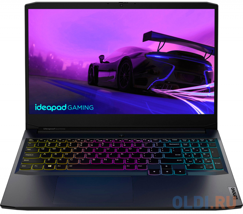 

Ноутбук Lenovo IdeaPad Gaming 3 15IHU6 15.6" 1920x1080 Intel Core i7-11370H SSD 512 Gb 16Gb WiFi (802.11 b/g/n/ac/ax) Bluetooth 5.1 nVidia GeForc, Черный