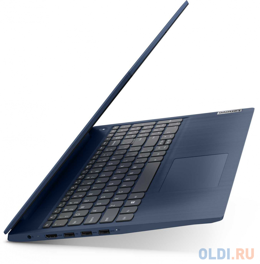 Ноутбук 15.6" IPS FHD Lenovo IdeaPad 3 blue (Core i3 10110U/8Gb/256Gb SSD/noDVD/VGA int/no OS) (81WB011QRK) - фото 5