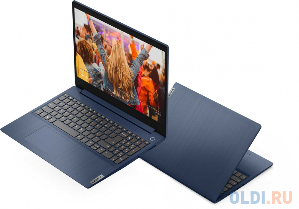 Ноутбук 15.6" IPS FHD Lenovo IdeaPad 3 blue (Core i3 10110U/8Gb/256Gb SSD/noDVD/VGA int/no OS) (81WB011QRK) - фото 7