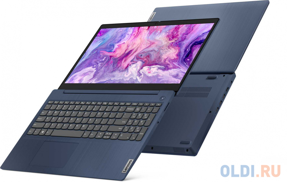 Ноутбук 15.6" IPS FHD Lenovo IdeaPad 3 blue (Core i3 10110U/8Gb/256Gb SSD/noDVD/VGA int/no OS) (81WB011QRK) - фото 9