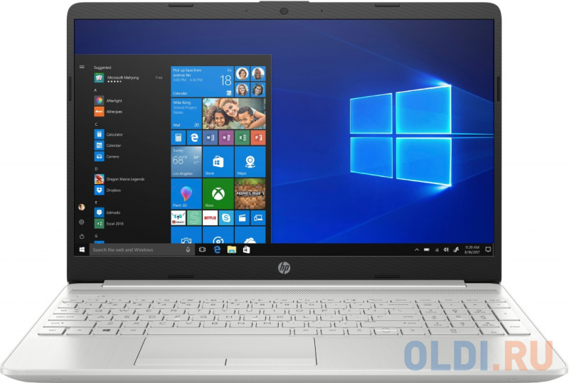 

Ноутбук HP 15-dw4000nia 6N233EA 15.6", Серебристый