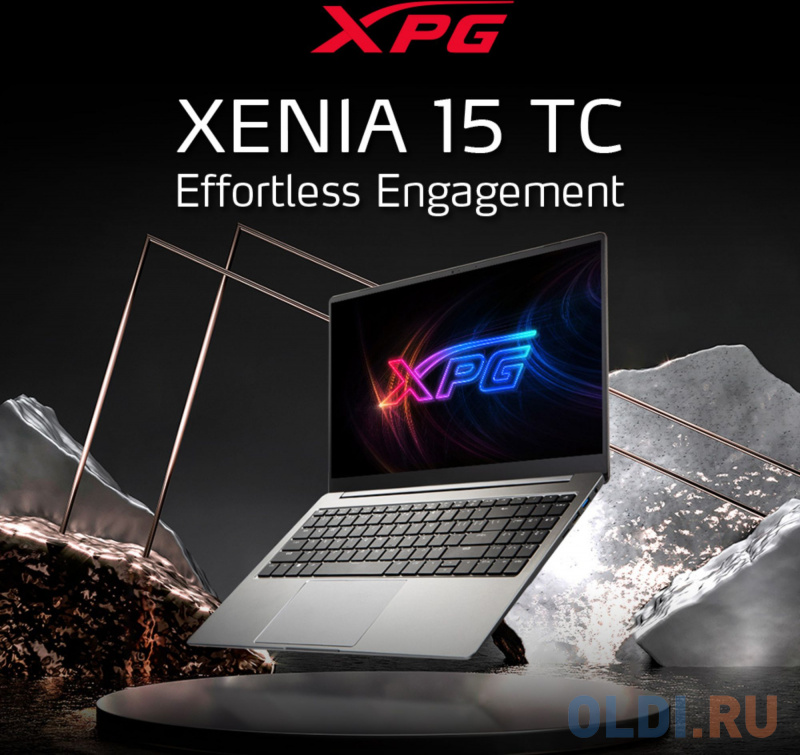 

Ноутбук A-Data XPG XENIA 15 TC XENIATC15I7G11GXEL9-GYCRU 15.6", Серебристый