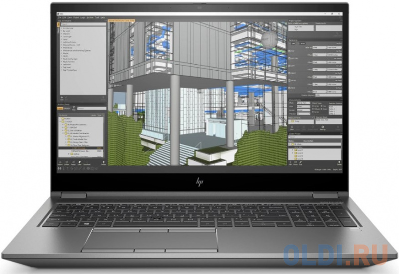 Ноутбук/ HP ZBook Fury G8 15.6 15.6(3840x2160)/Intel Core i9 11950H(2.6Ghz)/32768Mb/1024PCISSDGb/noDVD/Ext:nVidia RTX A3000(6144Mb)/war 1y/W10Pr